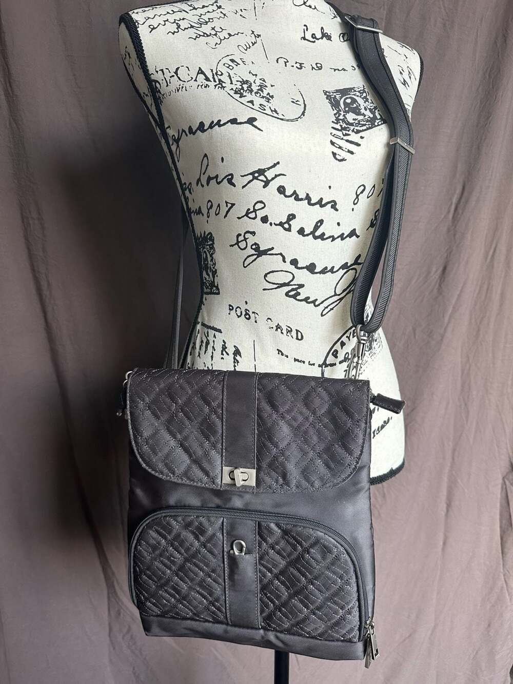 Travelon Anti-Theft Quilted Crossbody Travel Bag